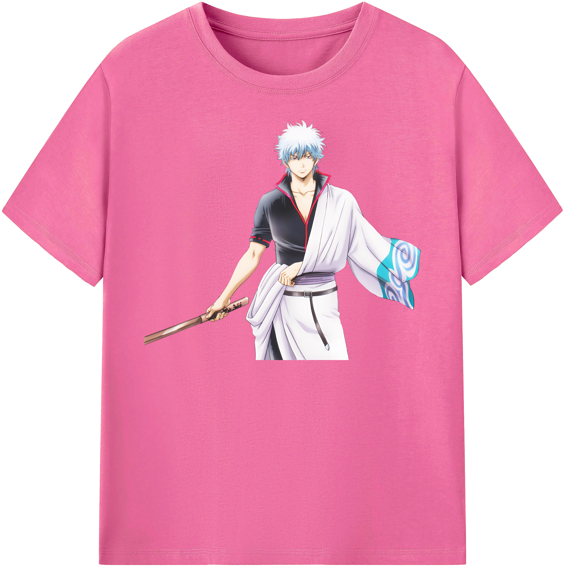 （画像用） ぎんたま 坂田銀時（さかたぎんとき） 神楽 志村新八（しむら しんぱち） GINTAMA Sakata Gintoki Kagura Shimura Shinpachi レディースカジュアルプリントTシャツ（綿100％）